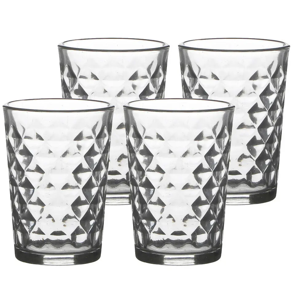 Urban Living Drinkglazen Athene - 4x stuks - glas - 200 ml