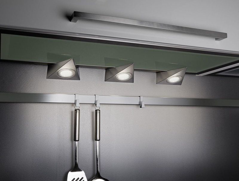 Trio Leuchten - Ecco - Wandlamp - Nikkel - Set van 3 - Metaal