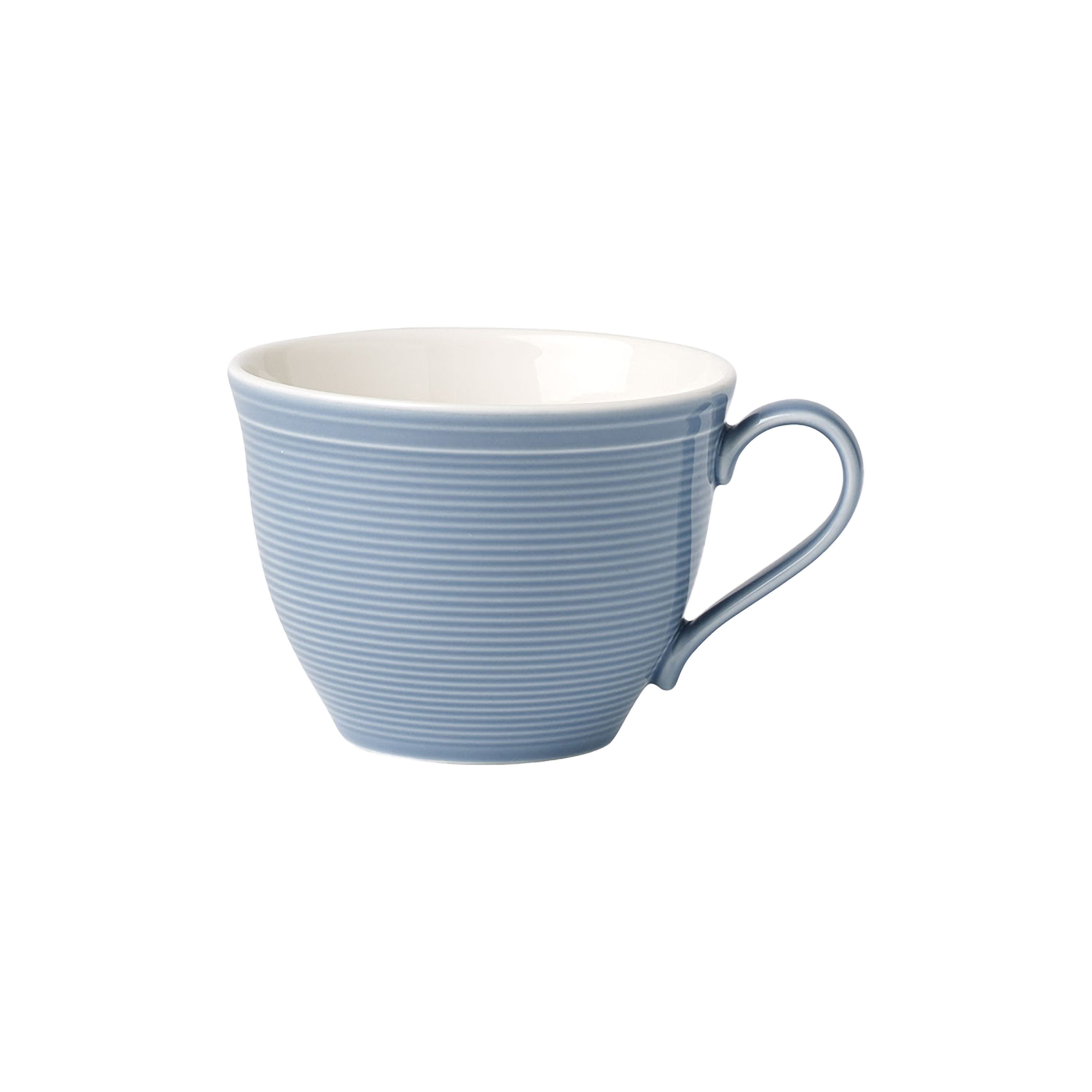 Color Loop Coffee cup Blue, 6.1 oz, Premium Porcelain