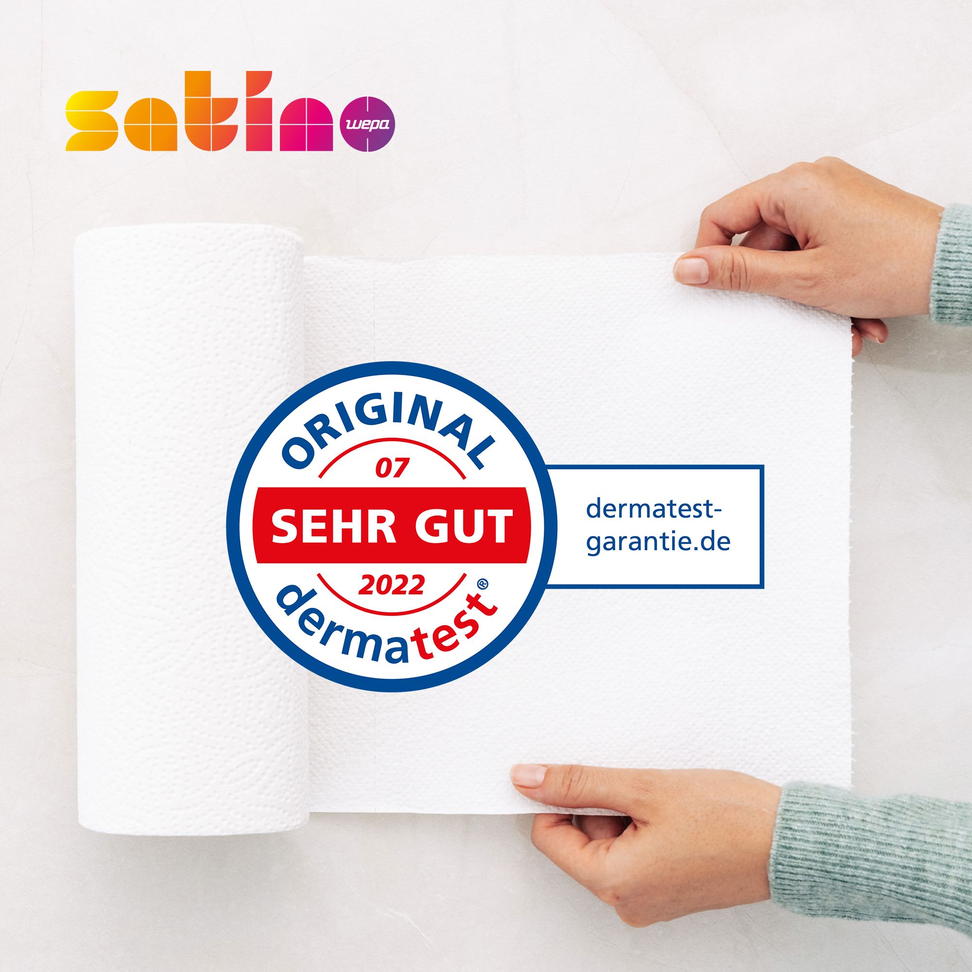 Satino by WEPA Küchenrolle 2-lagig