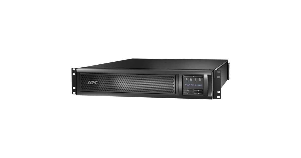 APCSmart-UPS X 3000VA noodstroomvoeding ups  (Zwart, 8x C13, 1x C19 uitgang, USB, NMC, 2U, SMX3000RMHV2UNC, Retail)