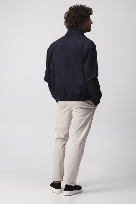 Campbell blauwe heren jas