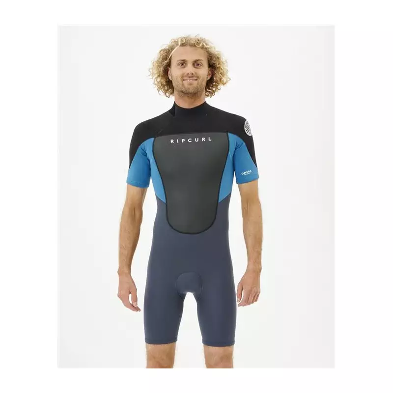 Combinaison shorty RIPCURL Omega 2mm Back Zip Blue
