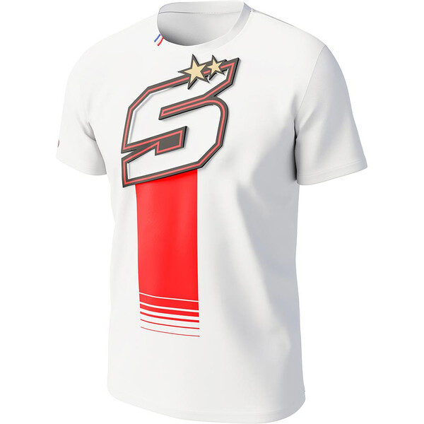 Ixon - T-shirt Johann Zarco 24 N°2 Blanc / Rouge