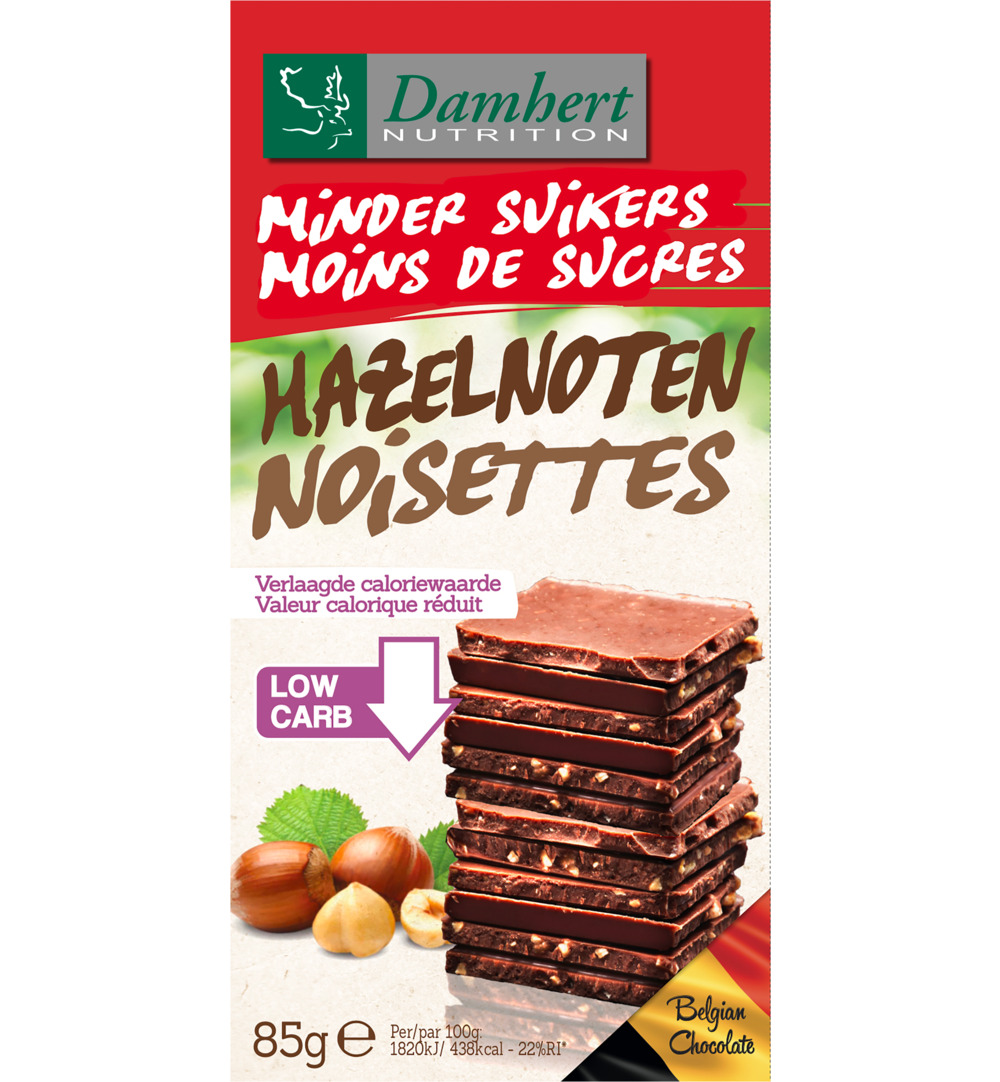 Damhert Chocoladetablet Noten (85 gr)