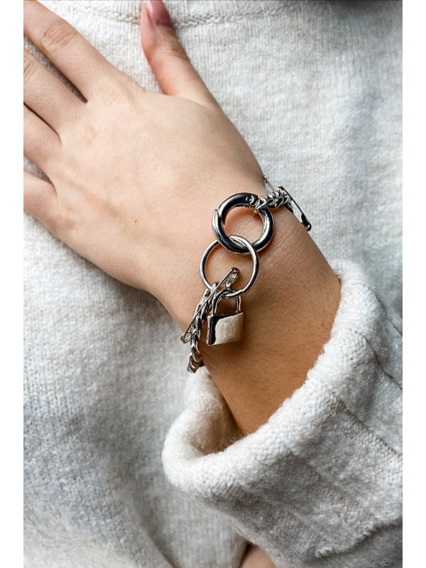 Bracelet argenté Maurice - Mile Mila