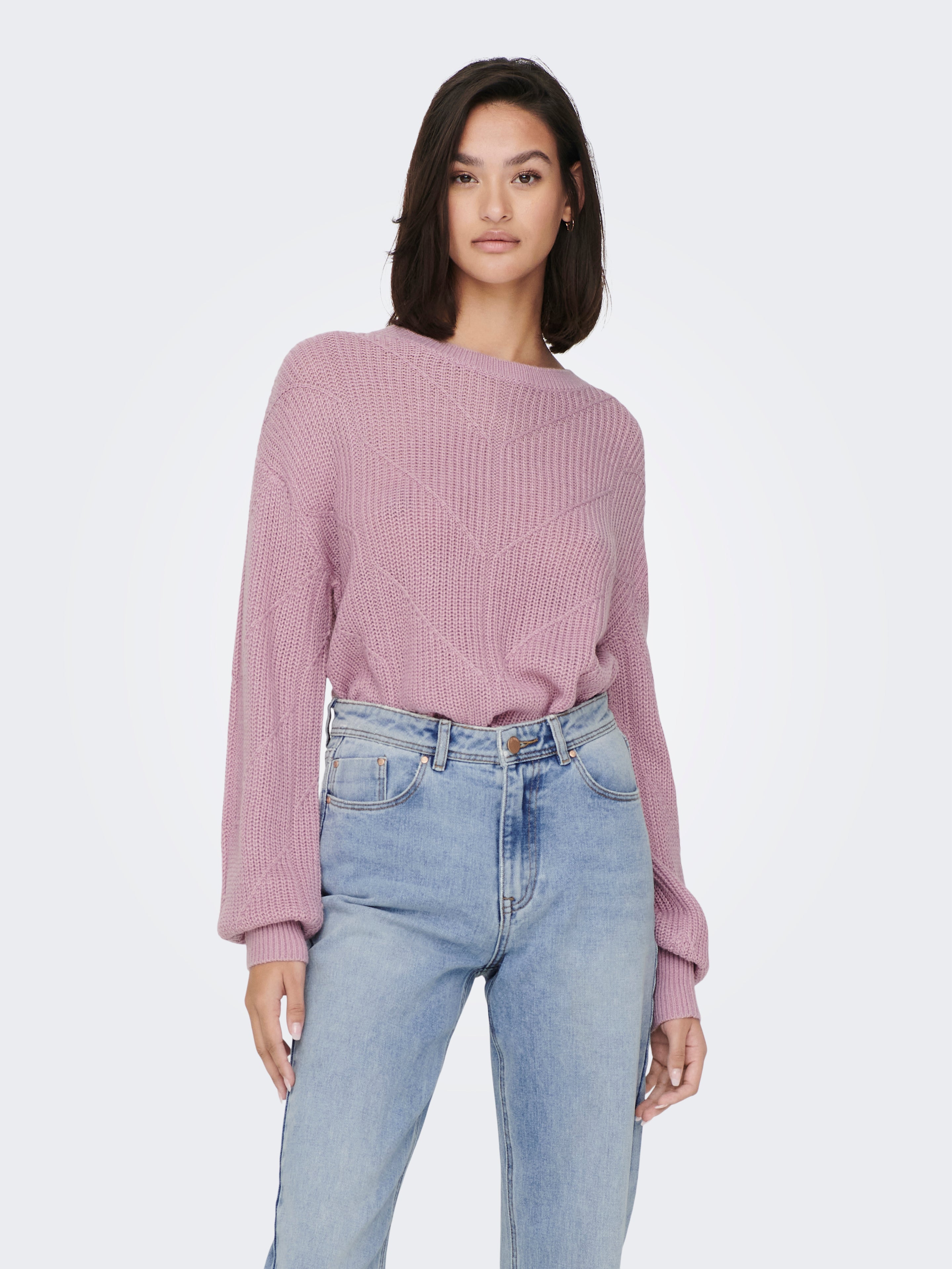 JDYLENETTE Strickpullover Mauve Mist