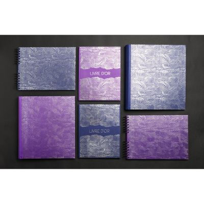 Exacompta - Album photos Japan 32x22 cm - 50 pages pour 150 photos Japan 10 x 15 cm - bleu