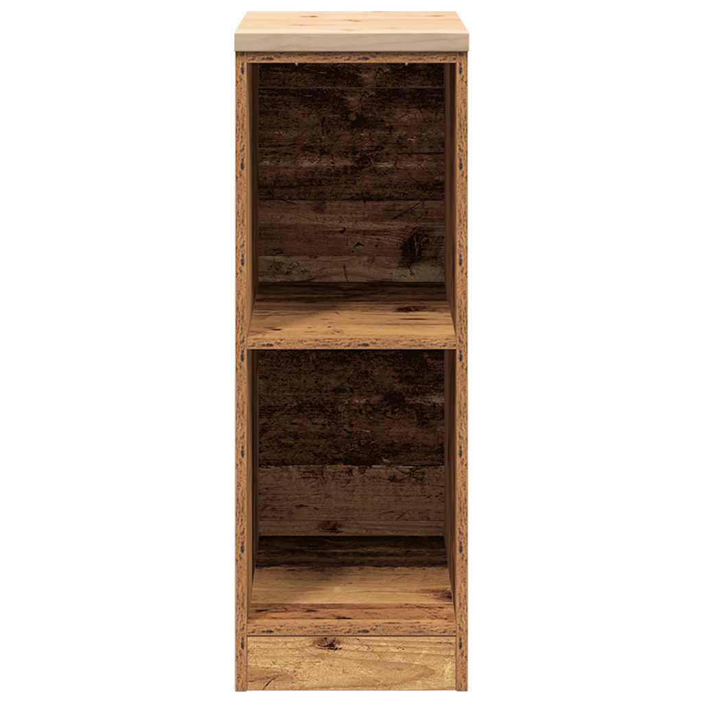 vidaXL Garagekast antiek hout 30x51x85 cm