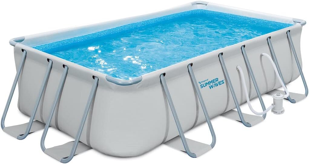 Abnehmbarer Swimmingpool Elite Frame Summer Waves von 400x200x100 cm. Polygroup P4130739EOEU