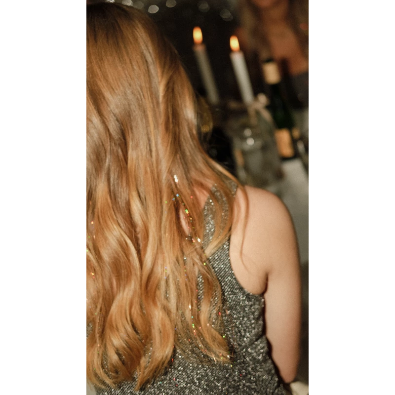 NICMA Styling Glitter Extensions - Gold