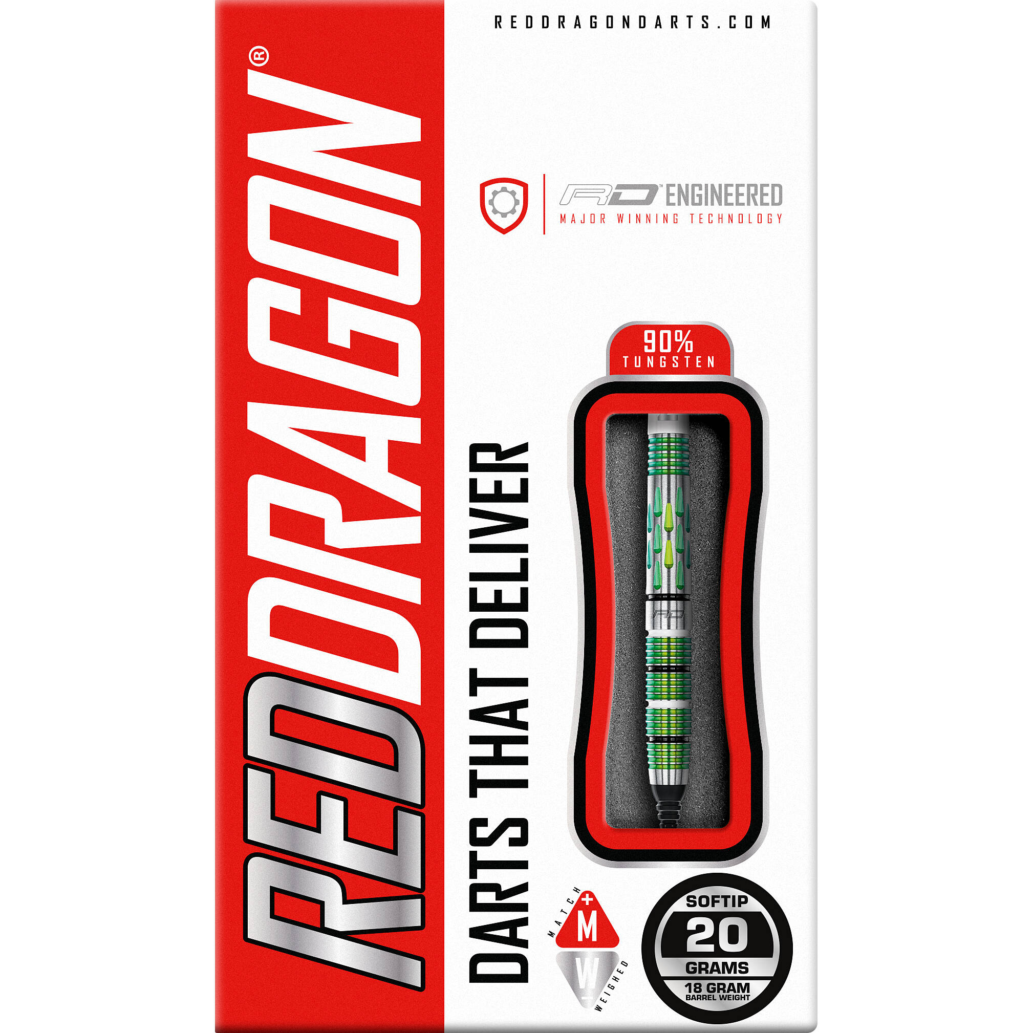 Red Dragon - Artura Green - Softdart
