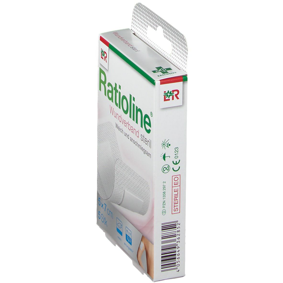 Ratioline® Wundverband steril 7 x 5 cm