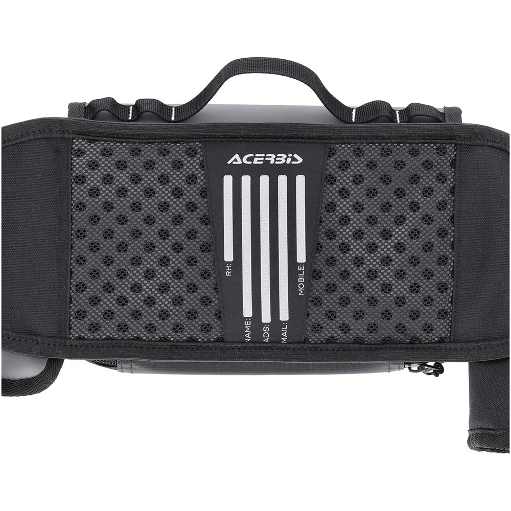Acerbis - Sacoche banane Profile Logo Noir / Gris / Jaune