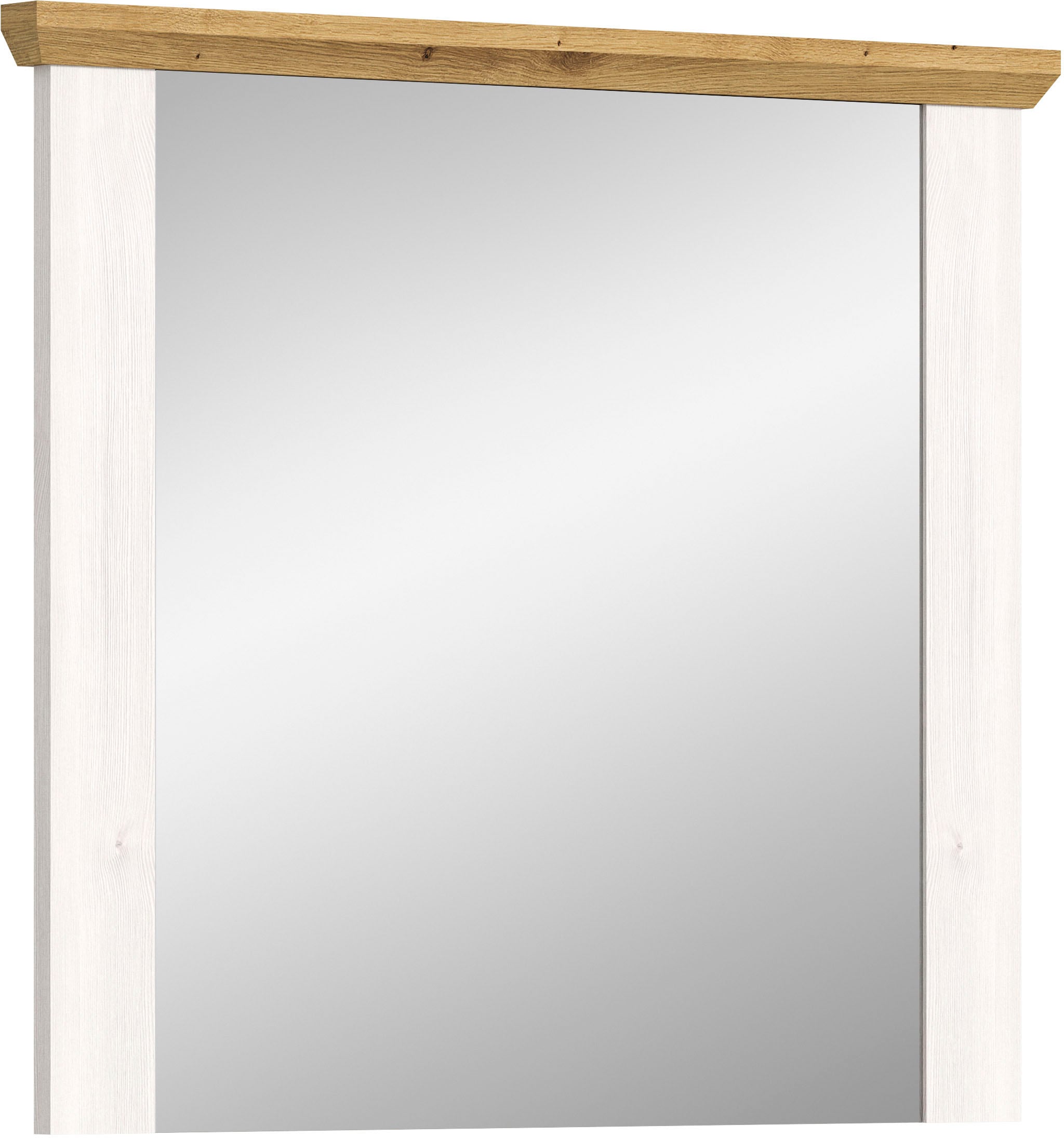 Home affaire Spiegel »COSENZA, TOPSELLER!, Breite 82 cm, 2-farbig, in Landhausoptik« Garderobenspiegel, Wandspiegel, Flurspiegel, Dielenspiegel