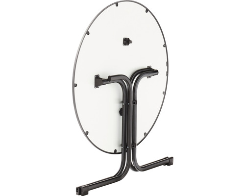 Sieger Mecalit tuintafel Ø 100 H 72 cm grijs
