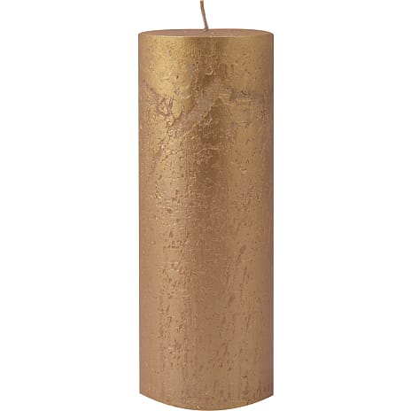 Windsor rustik bloklys 6x16 cm - Guld