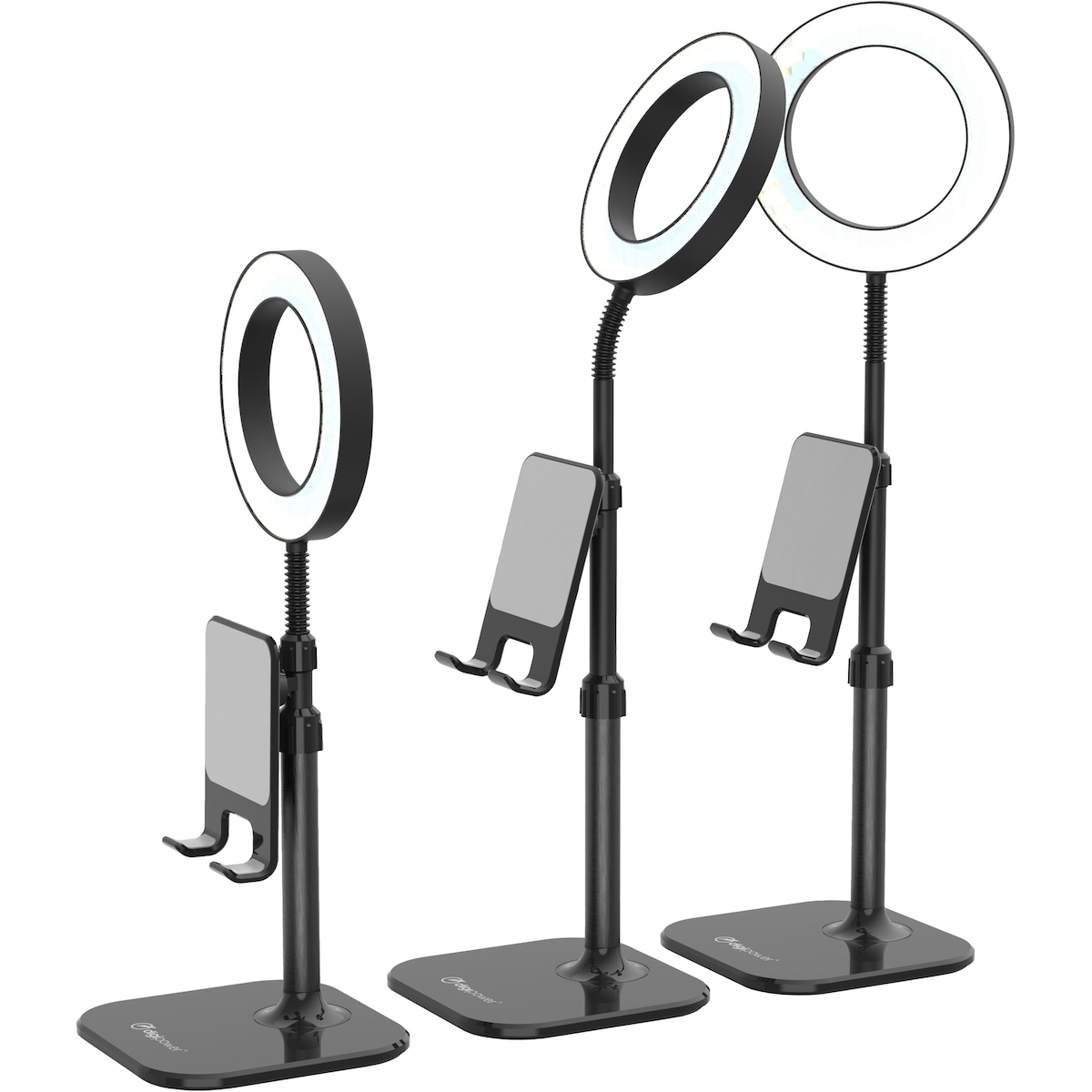 Digip Success smarttelefonstativ og LED-ringlys