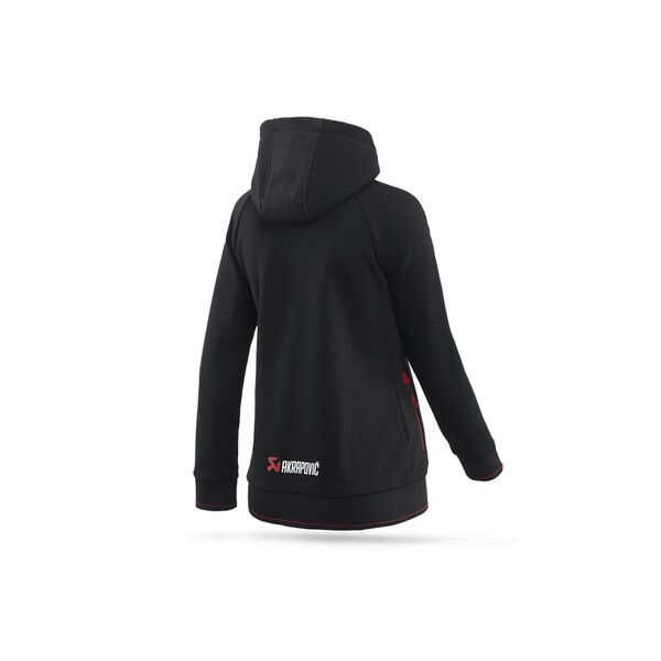 Akrapovic - Veste zippée à capuche femme Noir