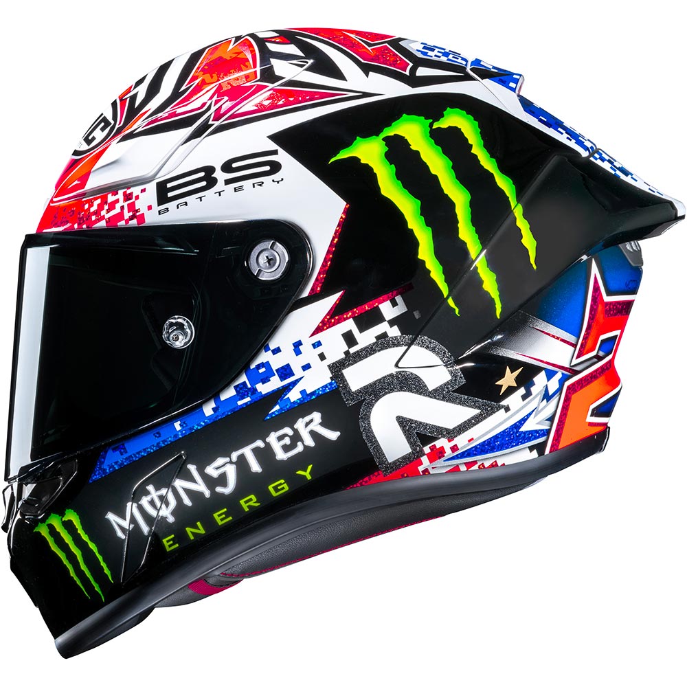 HJC - Casque RPHA 1 Quartararo Le Mans SP - 2023 MC21 / Noir / Rouge / Blanc / Bleu