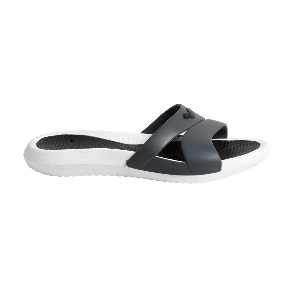 Arena NINA - Sandales Femme white/dark grey/black