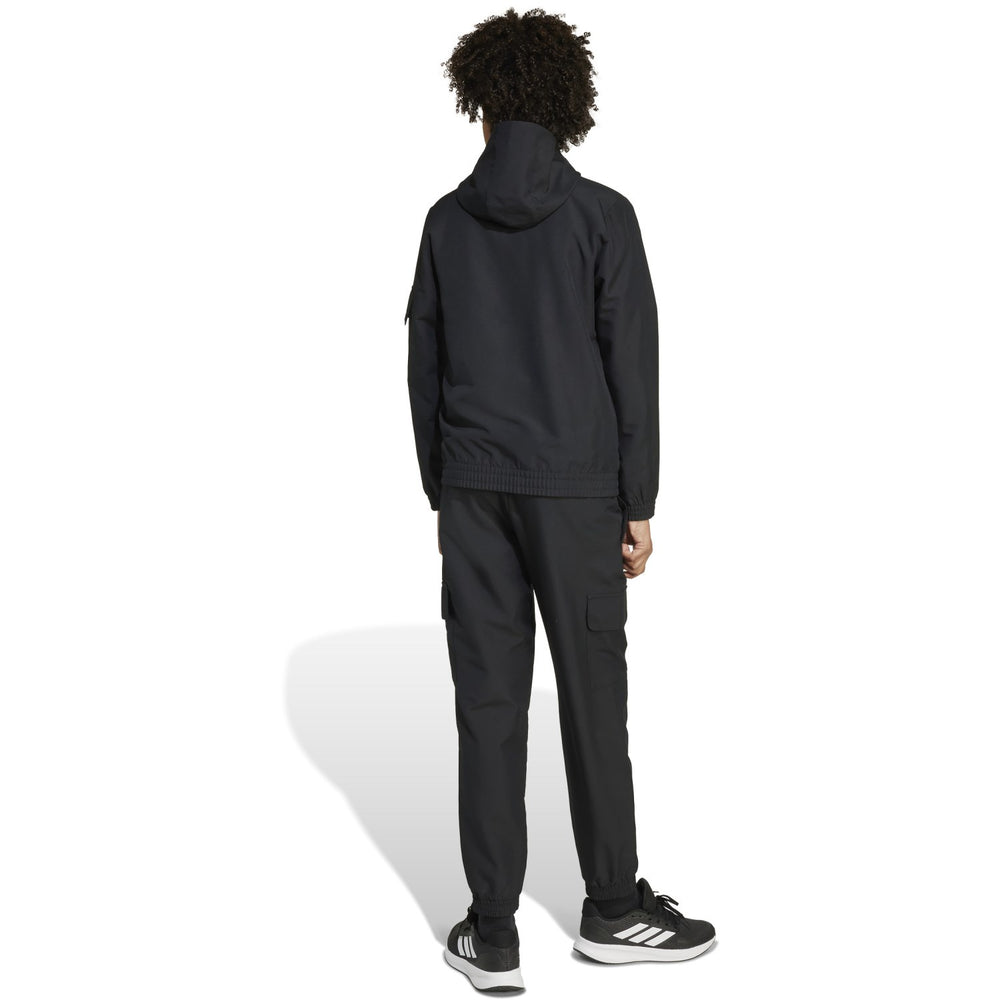 Køb adidas Originals Black/White J Wv Cargo Tracksuit