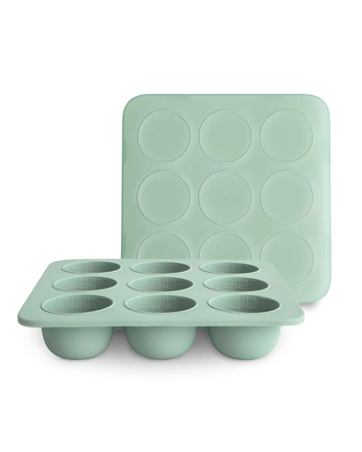 Fryseform Babymat M/ Lokk – 9 x 45ml | Baby Food Feeder Freezer Tray