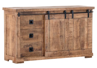 INTERhome Sideboard KAMERUN 145 x 85 cm Mango braun
