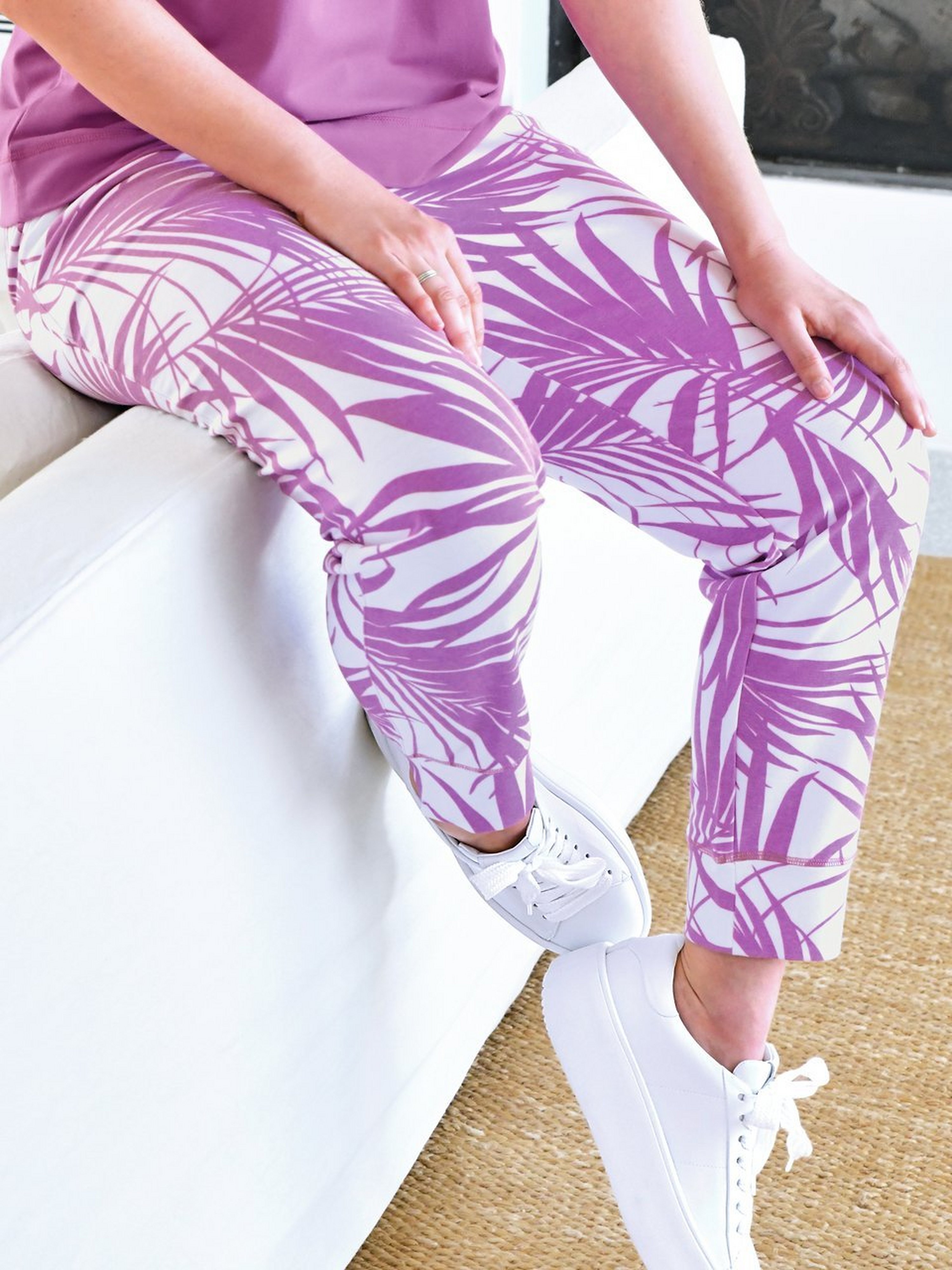 Knöchellange Sweat-Hose