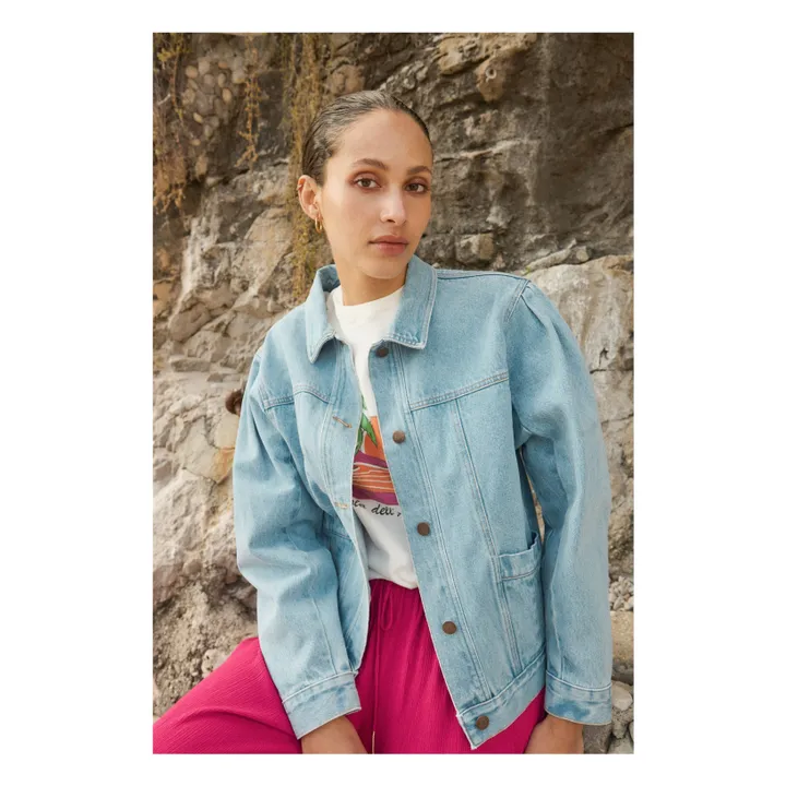 Alma Deia Veste en Denim Bio | Denim bleached
