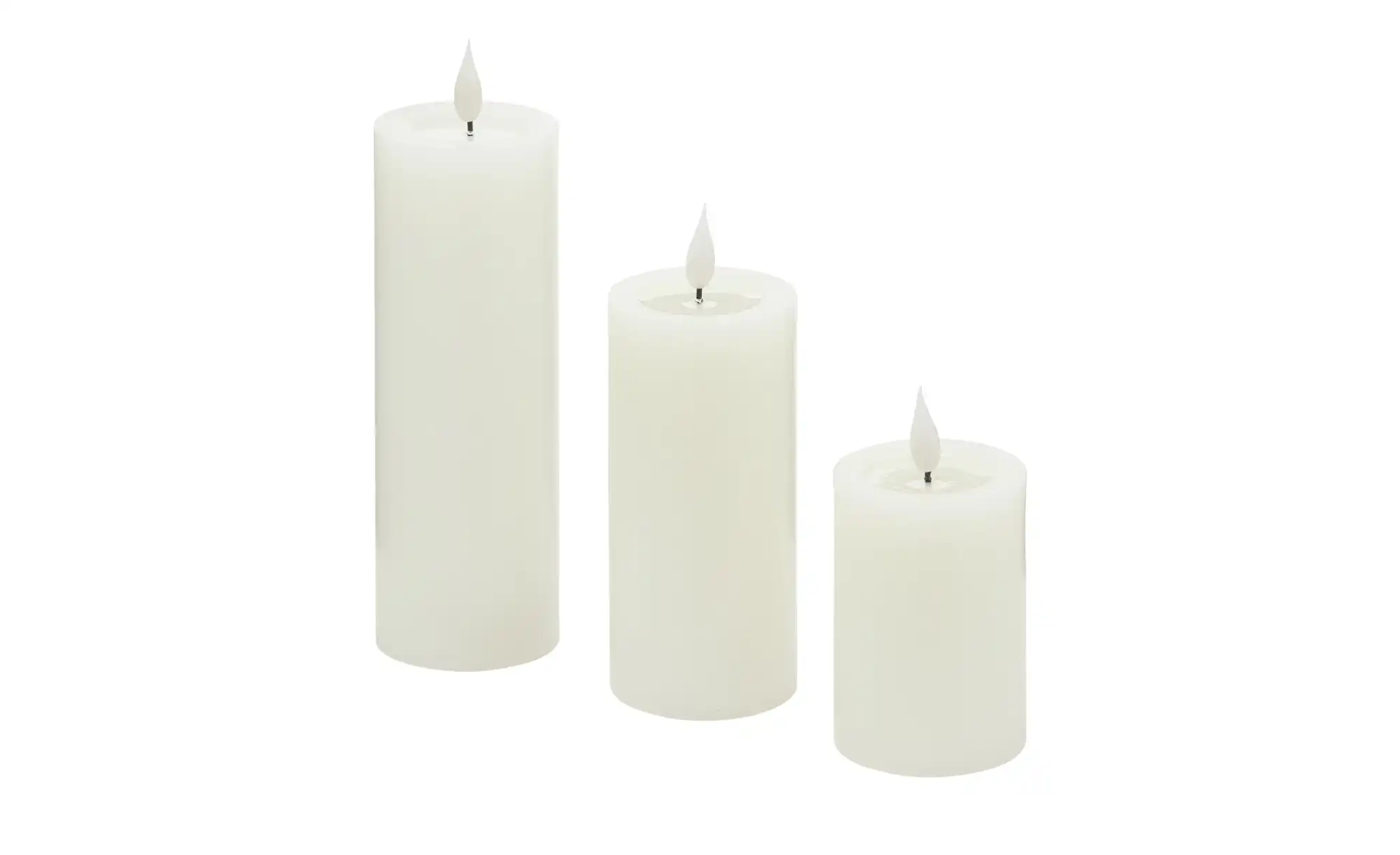 HOME STORY LED Kerzen, 3er Set