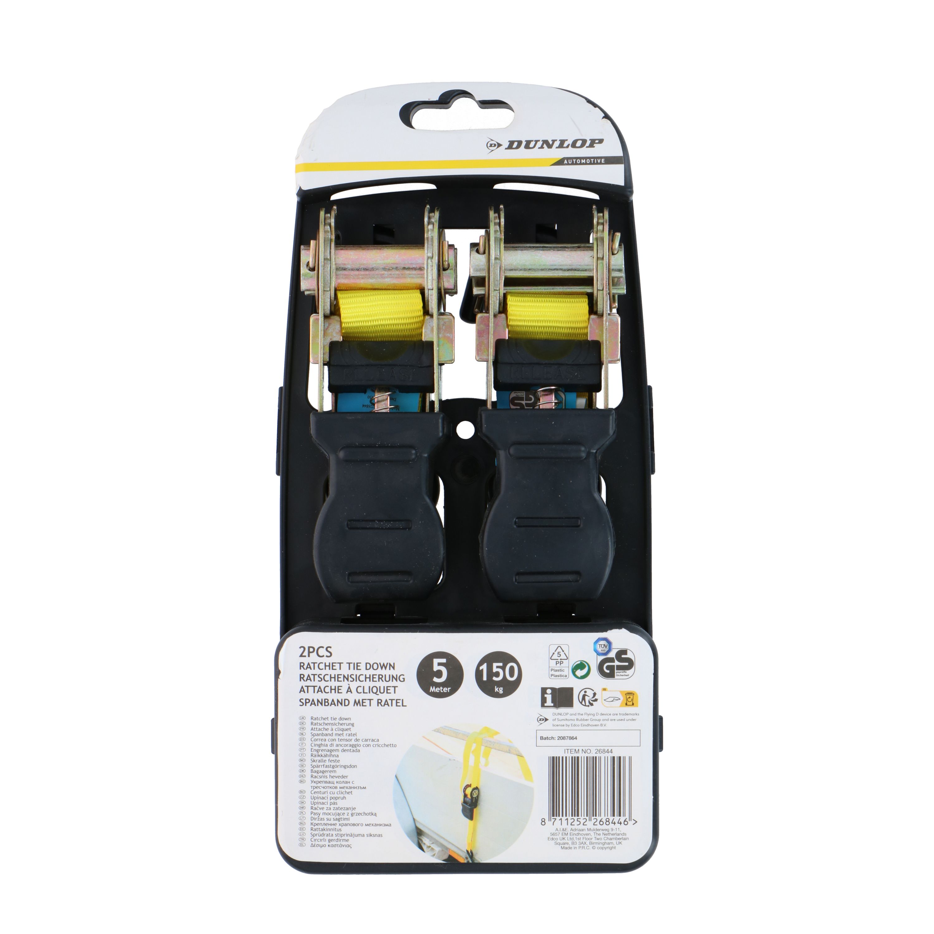 Spanngurt mit Ratsche 2er Set 150 kg