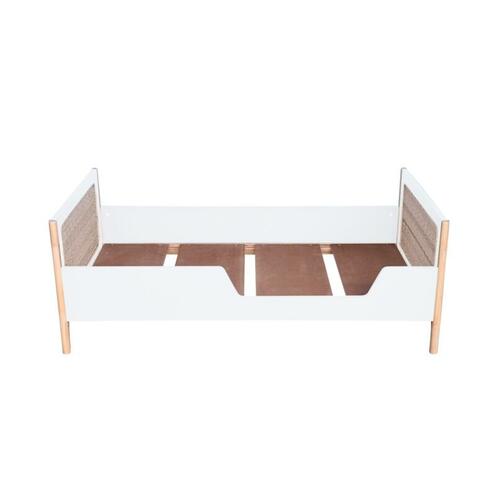 Lit 70x140 cm OCEANIA Cannes de Rotin Neige - THEO