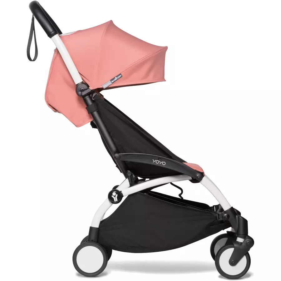 BABYZEN Kinderwagen YOYO2 6+ White mit Textilset Ginger