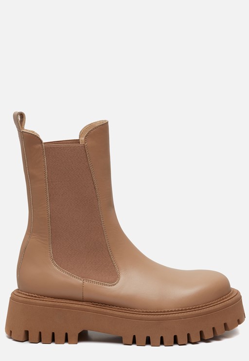Ann Rocks Chelsea boots beige Leer 182617