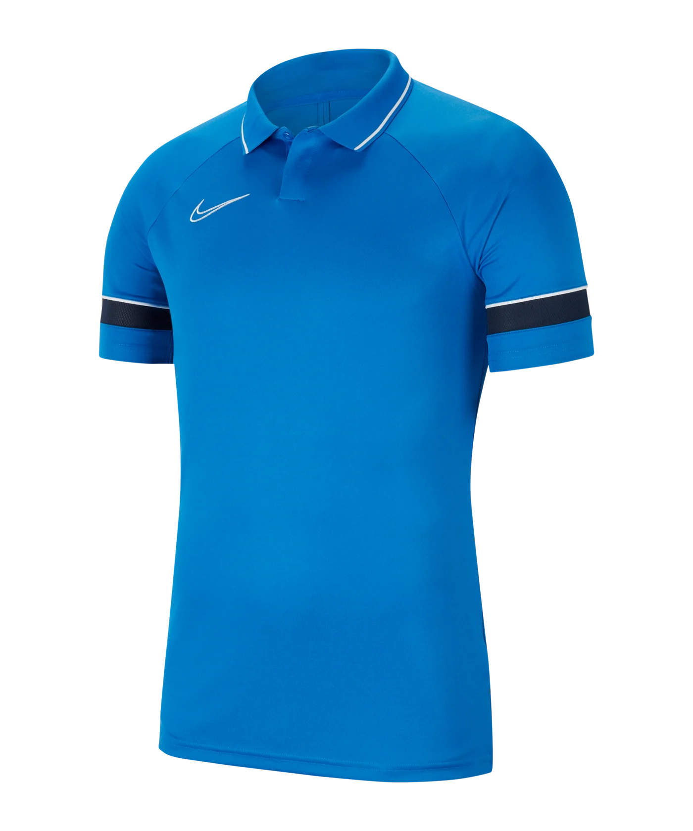 Nike Academy 21 Poloshirt Blau Weiss F463