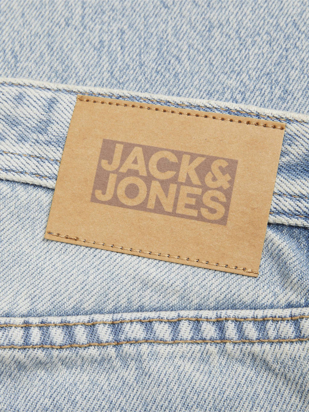 JACK & JONES loose fit jeans JJICHRIS JJORIGINAL light blue denim
