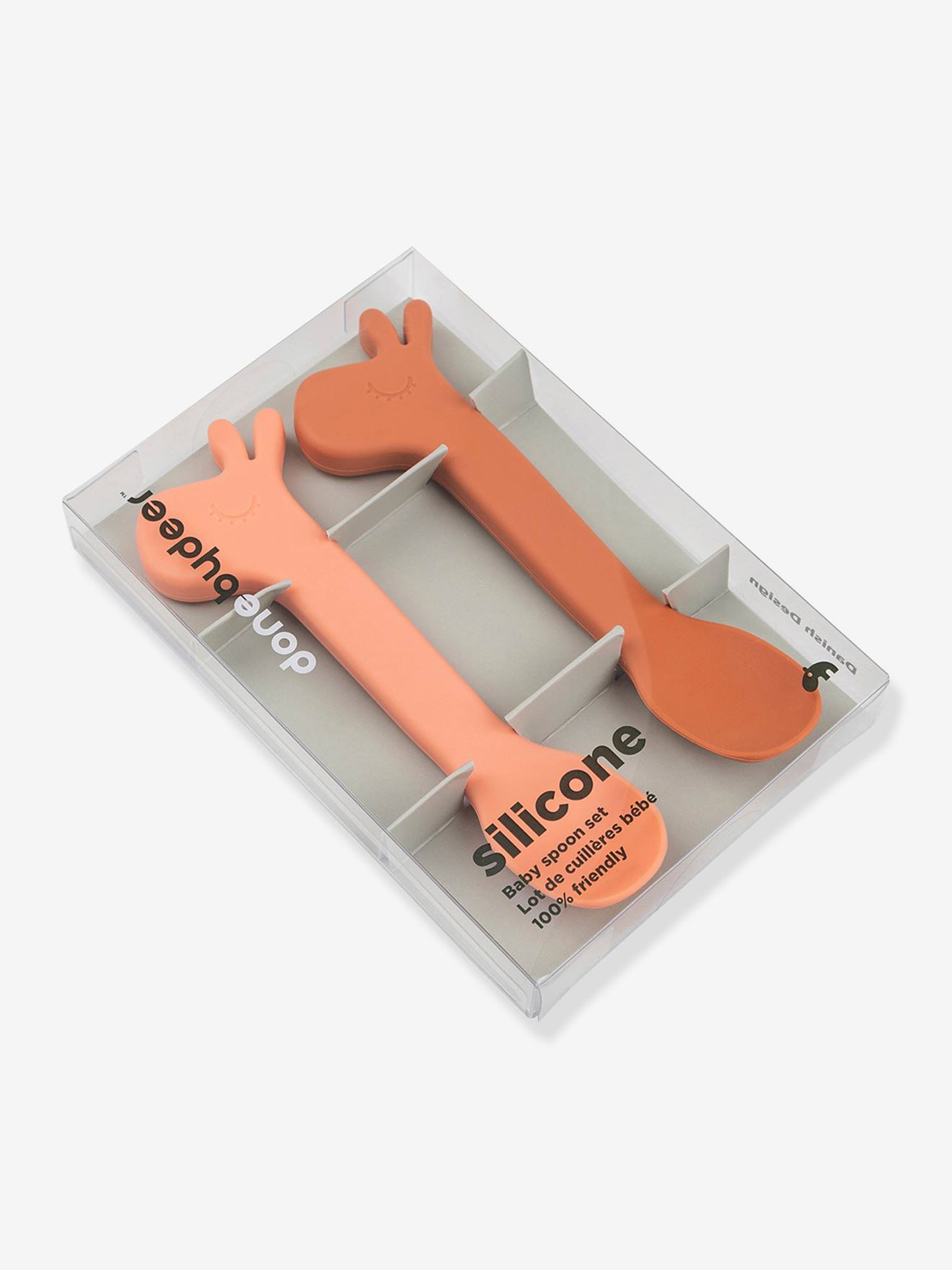 Pacote de 2 colheres de silicone «Lalee»