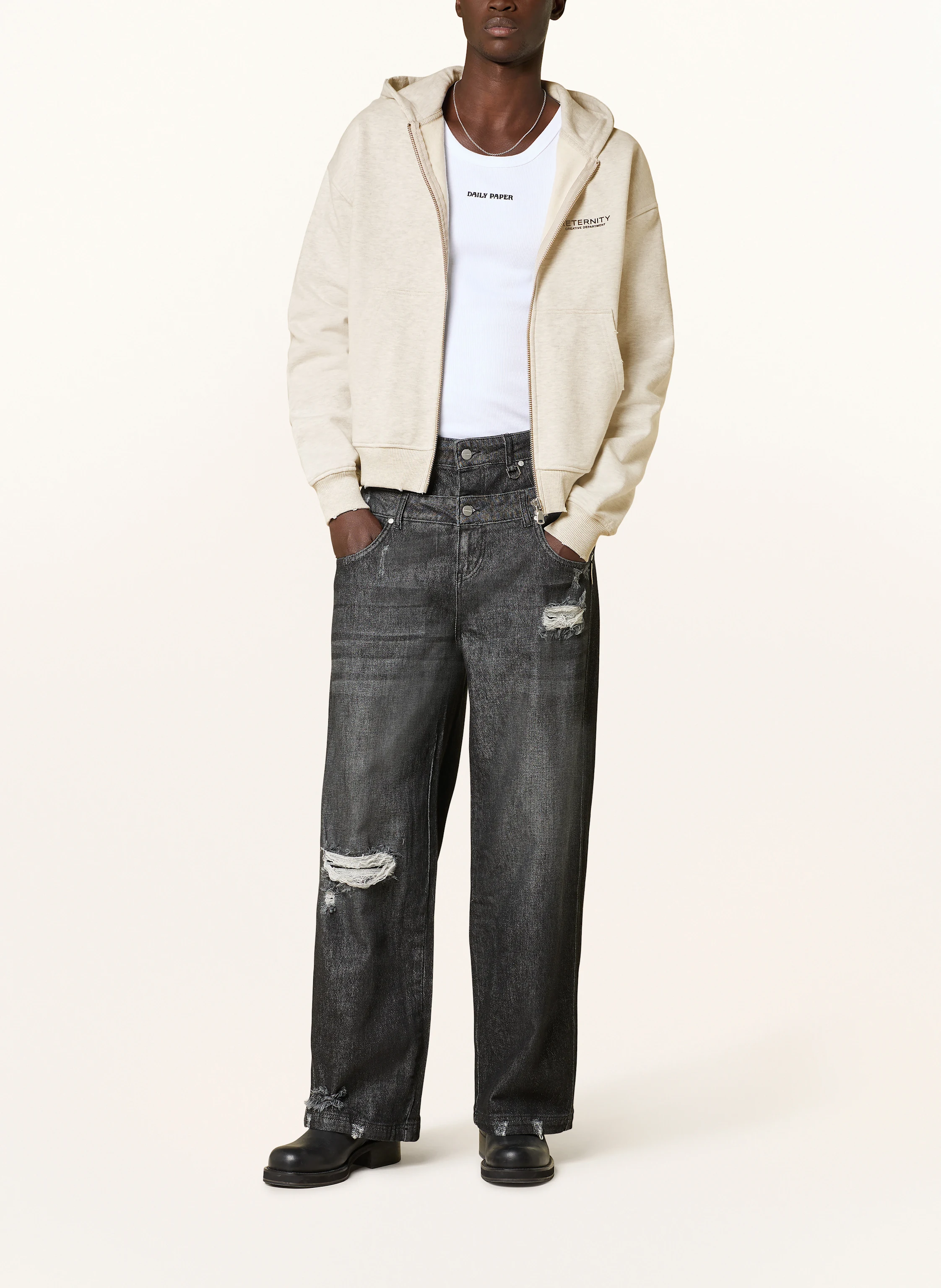 RETERNITY Destroyed Jeans Regular Fit