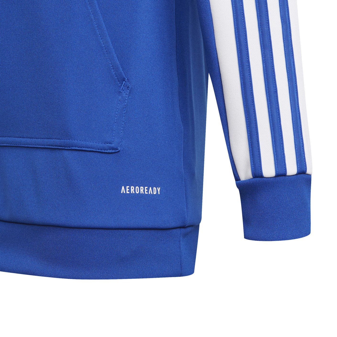 Adidas Squadra 21 Hoodie Kids Blauw Wit