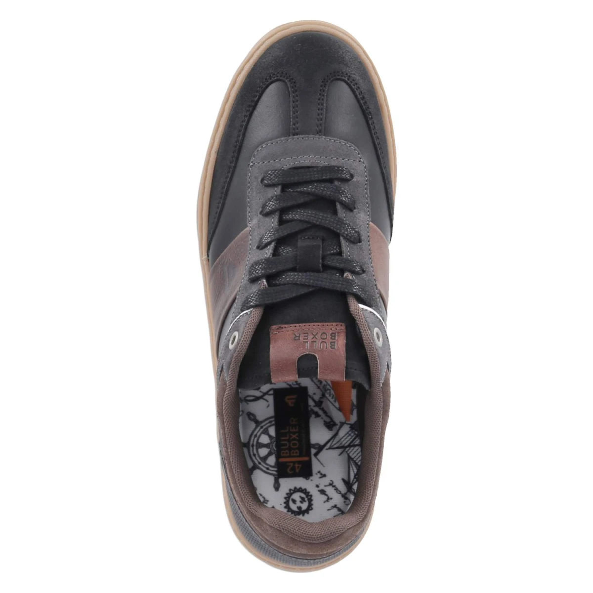 BullboxerLow Sneaker - Black-Brown