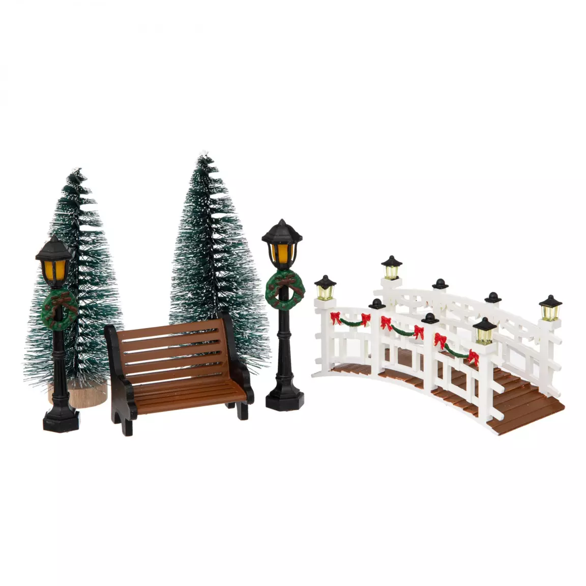 Lot d'accessoires Aménagement de parc pour aménager un village