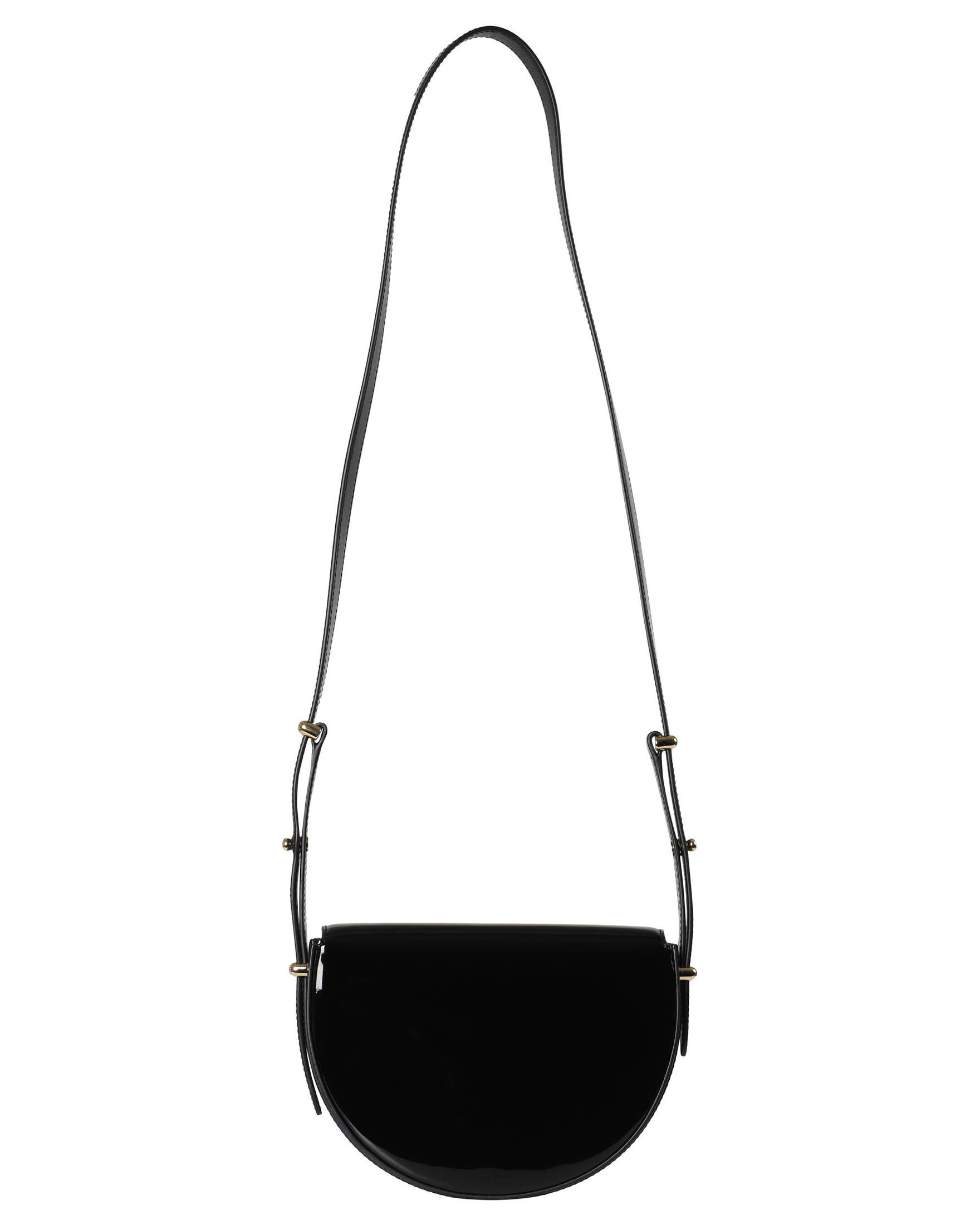 Prada| Damen Umhängetasche CROSSBODY BAG aus Lackleder