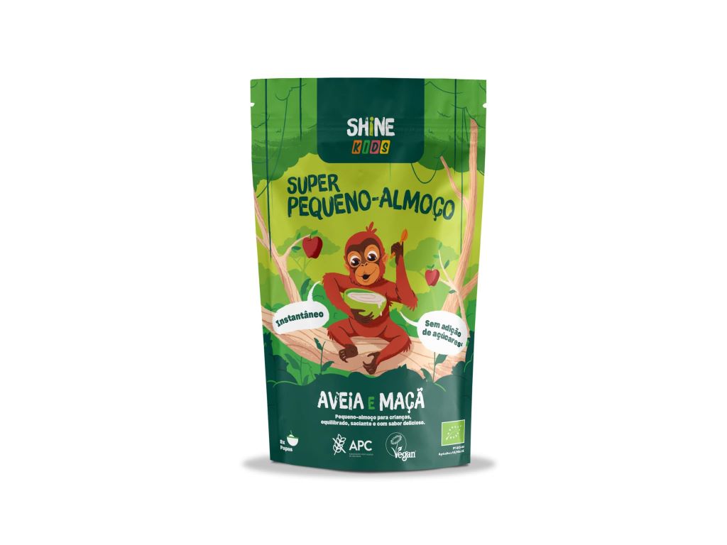 MIX PEQUENO ALMOÇO SHINE KIDS MAÇÃ BIO 300G