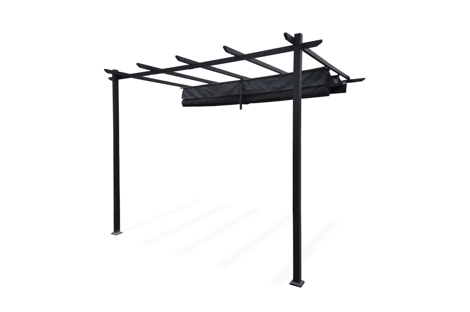 Pergola MIRA 300L300 Antraciet Wandmontage
