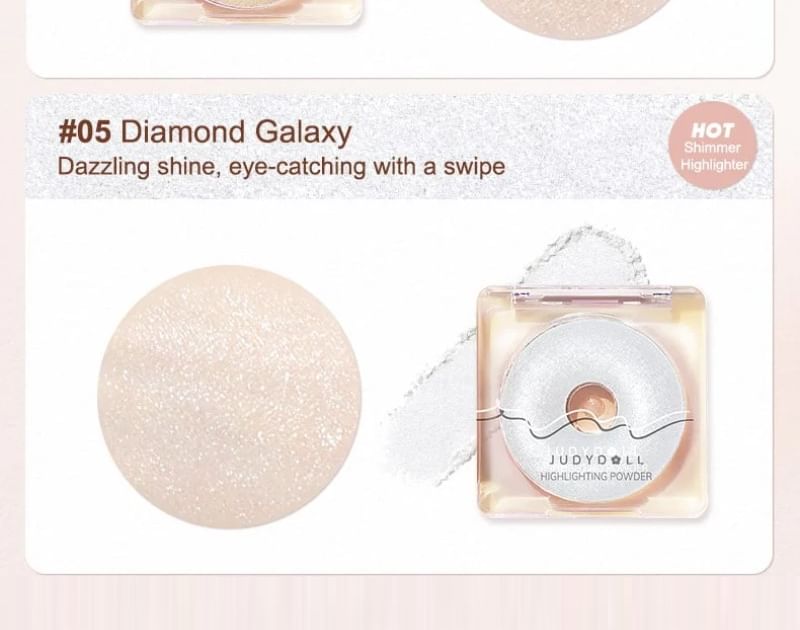 Judydoll - Shimmery Highlighting Powder - 4 kleuren
