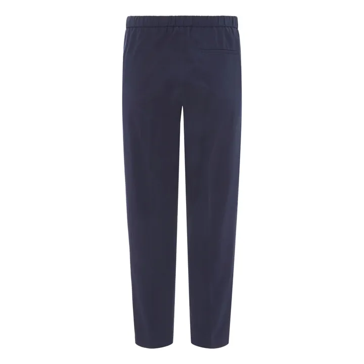 Pomandère Pantalon Elastiqué Droit | Bleu marine