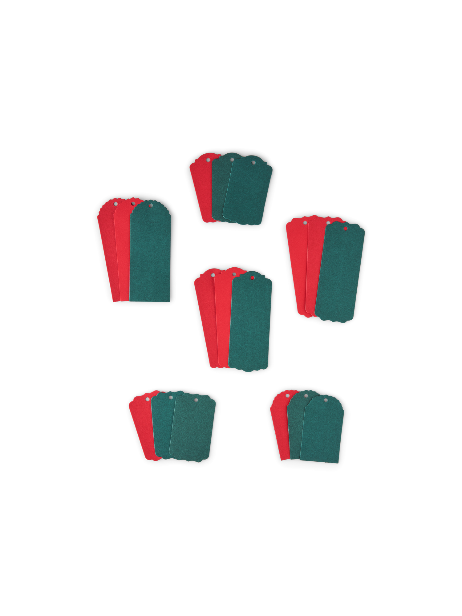 Gavemærker | Papir. 4,5 x 11 cm. 16 stk. | Dark Green