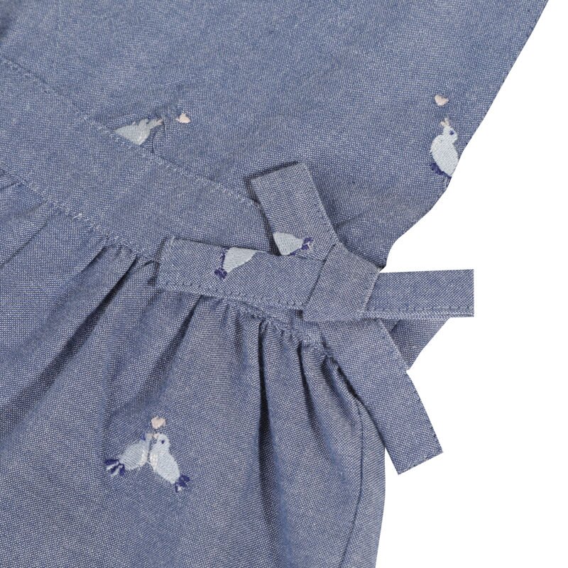 Salopette bébé fille chambray Absorba Aucune nuance