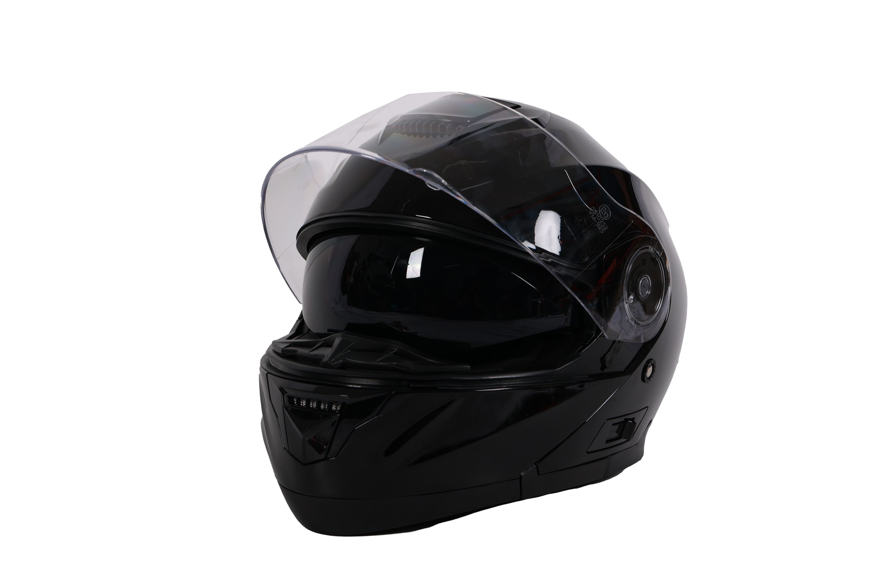 Motorrad Klapphelm schwarz Grösse 55/56